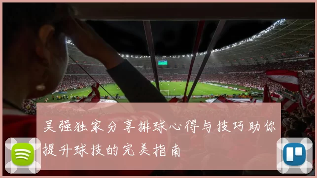 吴强独家分享排球心得与技巧助你提升球技的完美指南